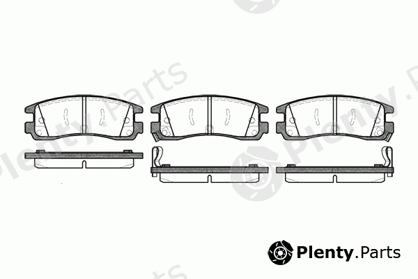  ROADHOUSE part 2566.22 (256622) Brake Pad Set, disc brake