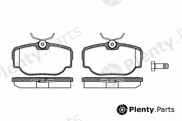  ROADHOUSE part 2577.00 (257700) Brake Pad Set, disc brake