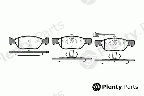  ROADHOUSE part 2587.11 (258711) Brake Pad Set, disc brake