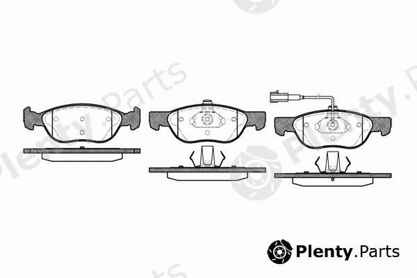  ROADHOUSE part 2587.21 (258721) Brake Pad Set, disc brake