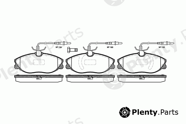  ROADHOUSE part 2604.14 (260414) Brake Pad Set, disc brake