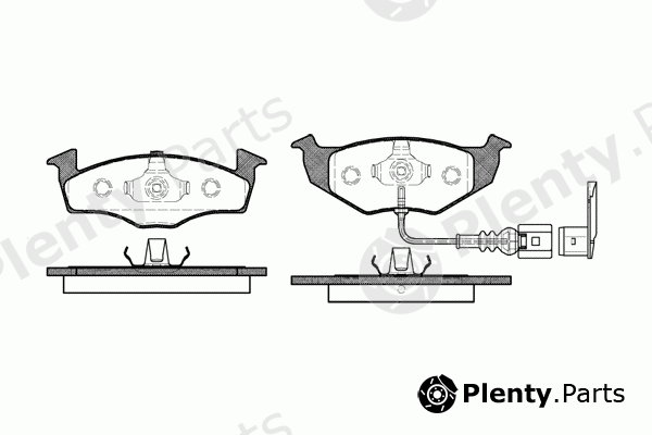  ROADHOUSE part 2609.11 (260911) Brake Pad Set, disc brake