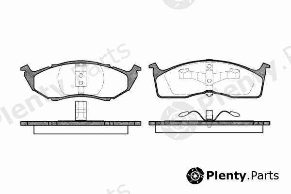  ROADHOUSE part 2610.00 (261000) Brake Pad Set, disc brake