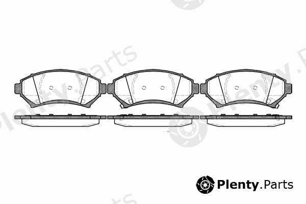  ROADHOUSE part 2641.02 (264102) Brake Pad Set, disc brake