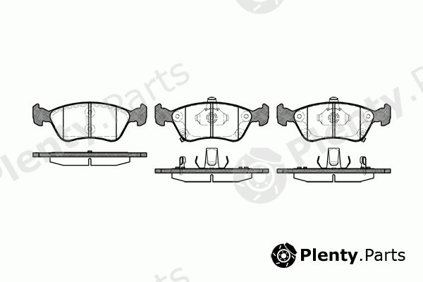  ROADHOUSE part 2676.02 (267602) Brake Pad Set, disc brake