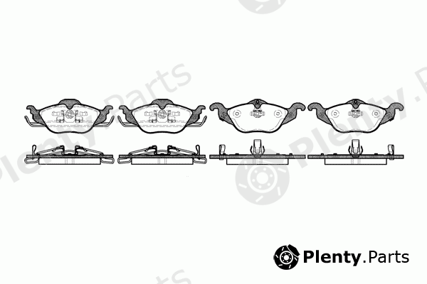  ROADHOUSE part 2684.02 (268402) Brake Pad Set, disc brake