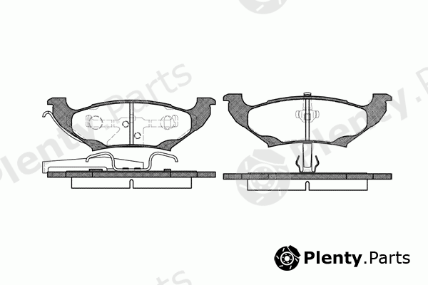  ROADHOUSE part 2690.10 (269010) Brake Pad Set, disc brake