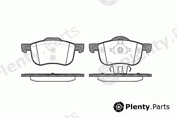  ROADHOUSE part 2713.00 (271300) Brake Pad Set, disc brake