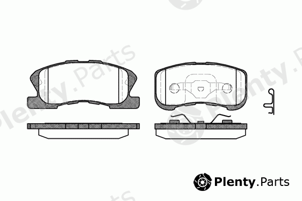  ROADHOUSE part 2720.02 (272002) Brake Pad Set, disc brake