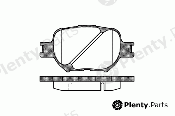  ROADHOUSE part 2742.00 (274200) Brake Pad Set, disc brake