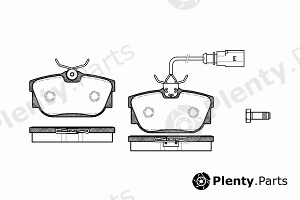  ROADHOUSE part 2767.01 (276701) Brake Pad Set, disc brake