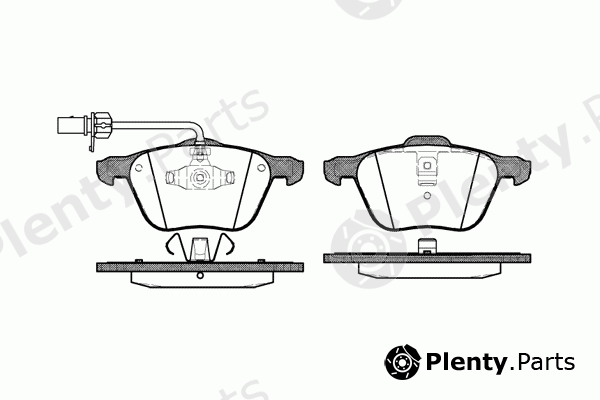  ROADHOUSE part 2836.02 (283602) Brake Pad Set, disc brake