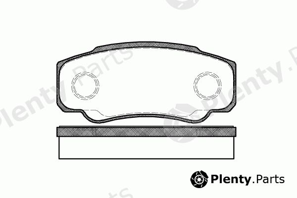  ROADHOUSE part 2961.00 (296100) Brake Pad Set, disc brake