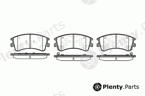  ROADHOUSE part 2970.02 (297002) Brake Pad Set, disc brake