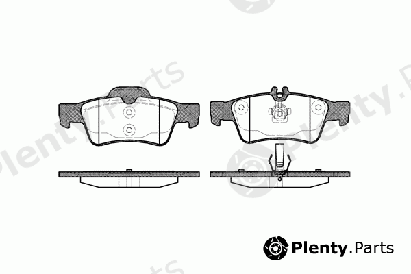  ROADHOUSE part 2991.00 (299100) Brake Pad Set, disc brake