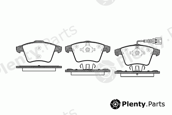 ROADHOUSE part 21045.01 (2104501) Brake Pad Set, disc brake