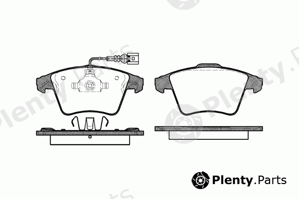  ROADHOUSE part 21045.11 (2104511) Brake Pad Set, disc brake