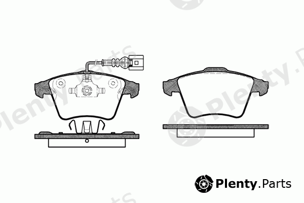  ROADHOUSE part 21045.22 (2104522) Brake Pad Set, disc brake