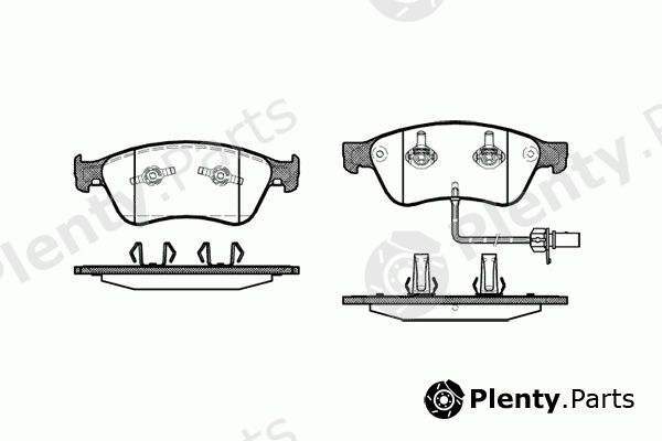  ROADHOUSE part 21056.02 (2105602) Brake Pad Set, disc brake
