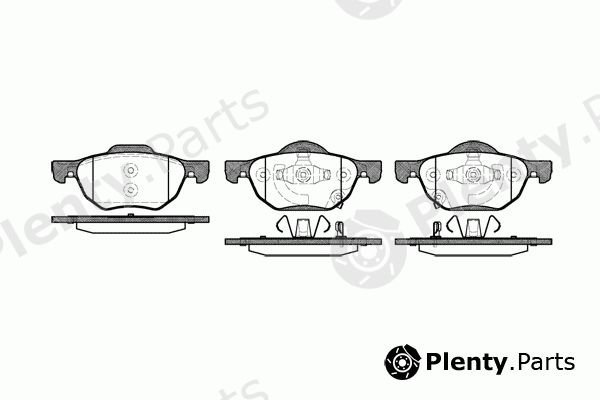  ROADHOUSE part 21068.02 (2106802) Brake Pad Set, disc brake