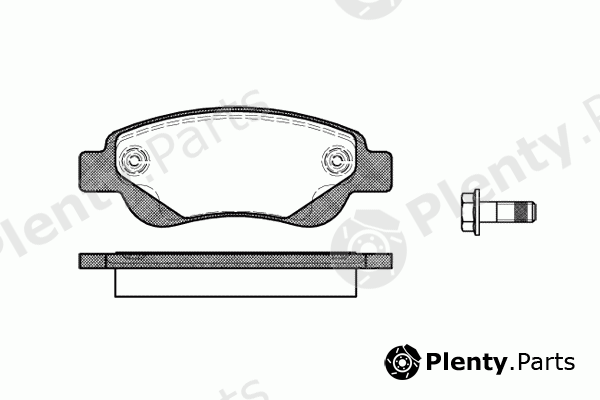  ROADHOUSE part 21177.00 (2117700) Brake Pad Set, disc brake