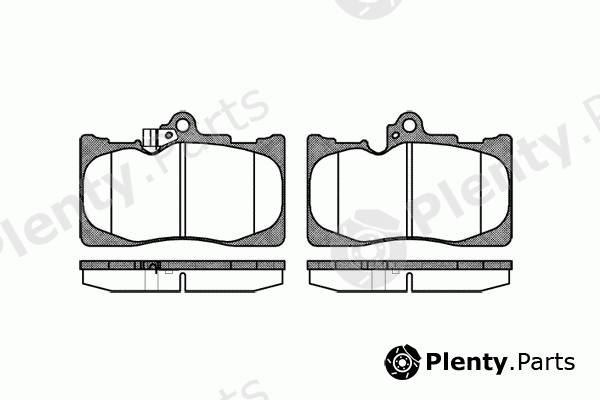  ROADHOUSE part 21180.02 (2118002) Brake Pad Set, disc brake