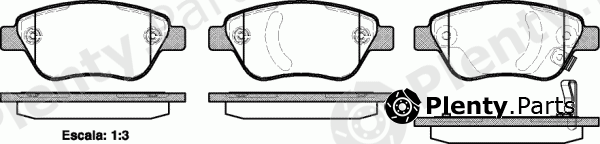  ROADHOUSE part 2858.31 (285831) Brake Pad Set, disc brake