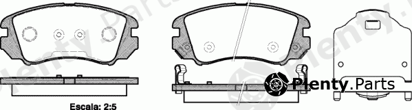  ROADHOUSE part 2953.22 (295322) Brake Pad Set, disc brake