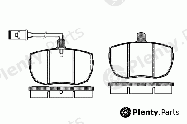  REMSA part 0056.11 (005611) Brake Pad Set, disc brake