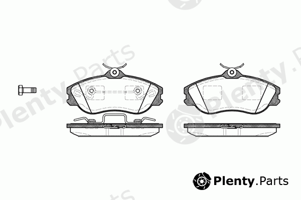  REMSA part 0276.20 (027620) Brake Pad Set, disc brake