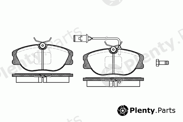  REMSA part 0305.02 (030502) Brake Pad Set, disc brake