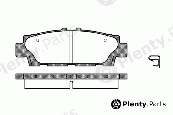  REMSA part 0376.00 (037600) Brake Pad Set, disc brake