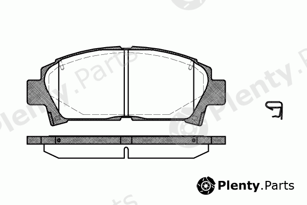  REMSA part 0427.02 (042702) Brake Pad Set, disc brake