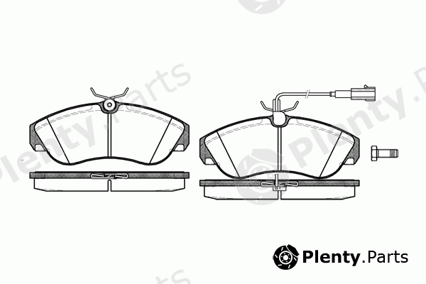  REMSA part 0487.11 (048711) Brake Pad Set, disc brake