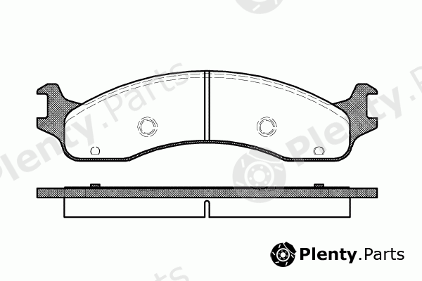  REMSA part 0573.00 (057300) Brake Pad Set, disc brake