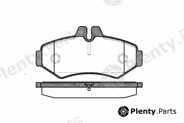  REMSA part 0733.00 (073300) Brake Pad Set, disc brake
