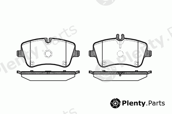  REMSA part 0768.00 (076800) Brake Pad Set, disc brake