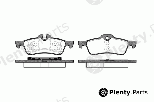  REMSA part 0862.00 (086200) Brake Pad Set, disc brake