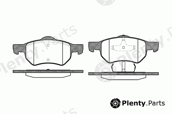  REMSA part 0882.00 (088200) Brake Pad Set, disc brake