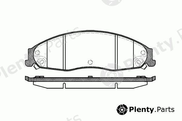  REMSA part 0955.08 (095508) Brake Pad Set, disc brake