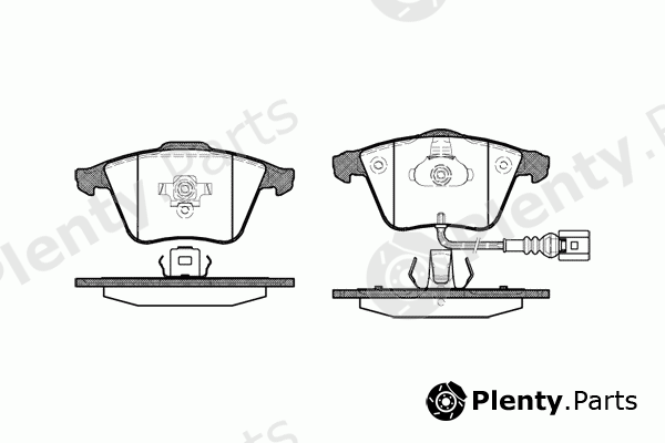  REMSA part 0964.32 (096432) Brake Pad Set, disc brake