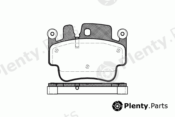  REMSA part 0982.00 (098200) Brake Pad Set, disc brake