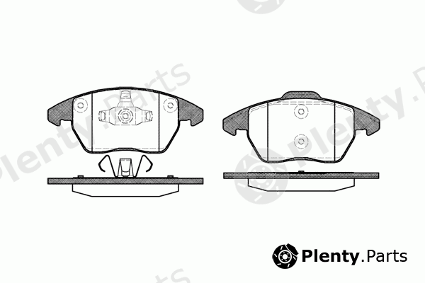  REMSA part 1030.10 (103010) Brake Pad Set, disc brake