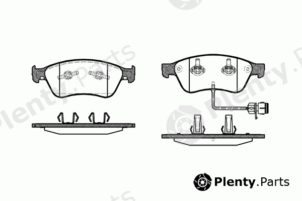  REMSA part 1056.12 (105612) Brake Pad Set, disc brake
