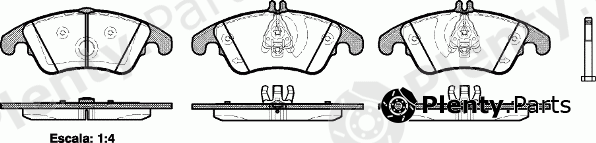  REMSA part 1304.00 (130400) Brake Pad Set, disc brake