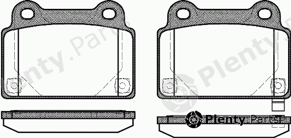  REMSA part 1364.02 (136402) Brake Pad Set, disc brake