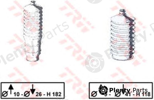  TRW part JBE100 Bellow Set, steering