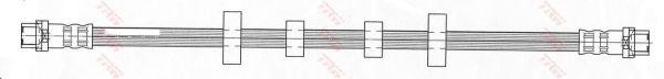  TRW part PHA455 Brake Hose
