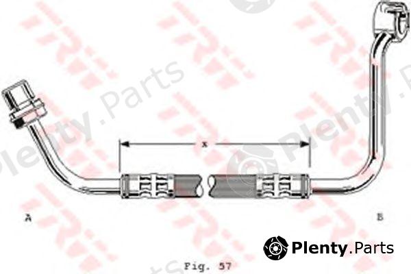  TRW part PHD231 Brake Hose