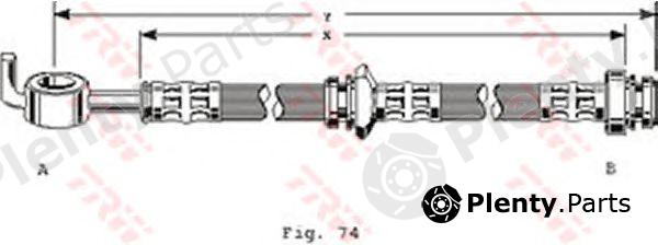  TRW part PHD237 Brake Hose
